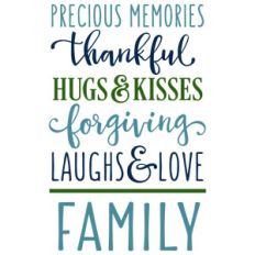precious memories family phrase