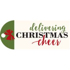 delivering christmas cheer tag