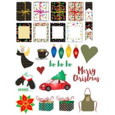christmas planner stickers