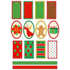 christmas tags-stickers