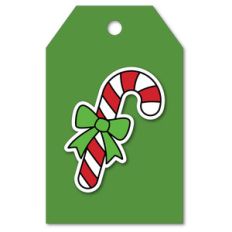 easy print + cut tag candy cane