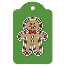 easy print + cut tag gingerbread man