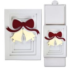 christmas bells sliding shadow card