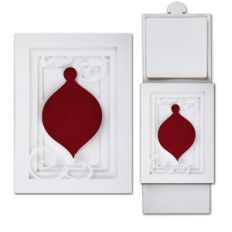 ornament sliding shadow card