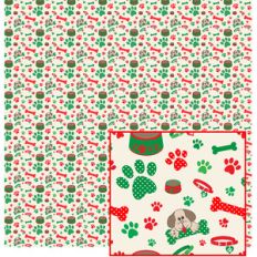 dog stuff paper - light