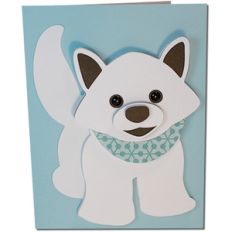 stacked arctic fox card