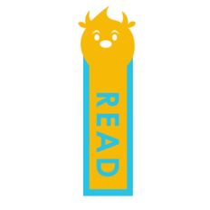 monster bookmark: read
