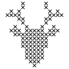 cross stitch deer