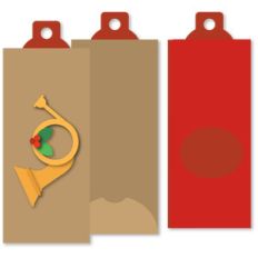 horn christmas cash envelope