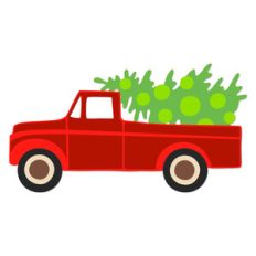 christmas tree truck
