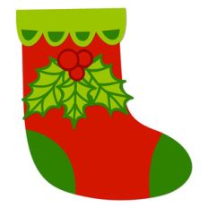 holly stocking