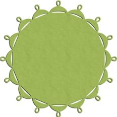 abstract lace doily