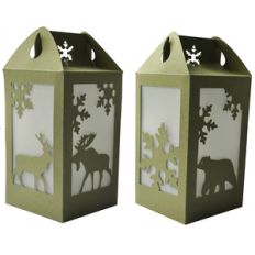 winter creatures lantern
