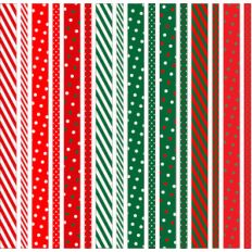 christmas polka dots and stripes washi