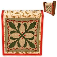 christmas cactus quilt mini