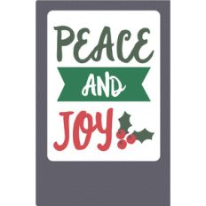 peace and joy card