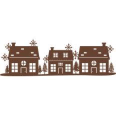 christmas scene border