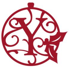christmas monogram y