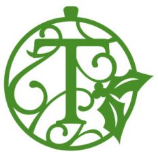 christmas monogram ornament t