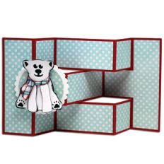 polar bear tri-shutter card