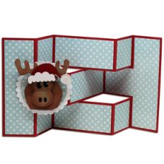 santa moose tri-shutter card