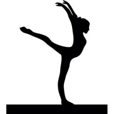 balance beam gymnast