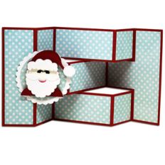 santa tri-shutter card