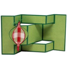3d ornament tri-shutter card