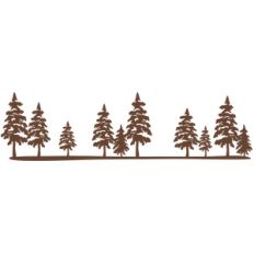 winter tree border