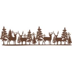 winter scene border