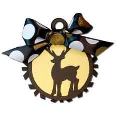 reindeer gift tag