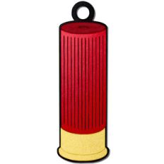 shotgun shell gift tag