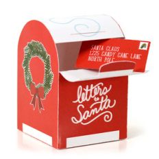 santa mailbox and envelope