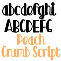 pn peach crumb script