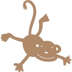 hanging monkey
