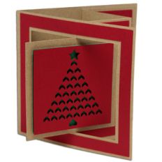 chevron tree window lever card