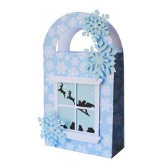 flying santa gift bag