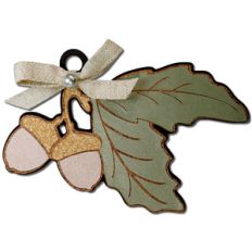 acorn ornament gift tag