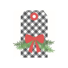 hello christmas gift tag