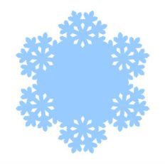 snowflake doily