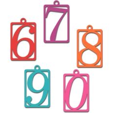 6-0 framed numbers