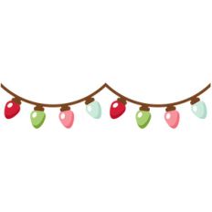 christmas lights banner