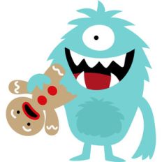 monster with gingerbread
