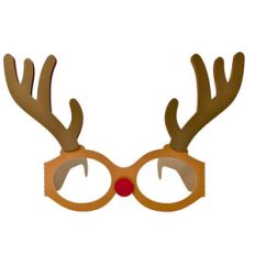 christmas deer glasses
