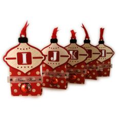 christmas place card ijklm