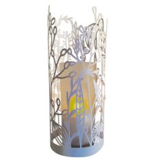 field grasses papercut lantern