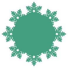 snowflake doily