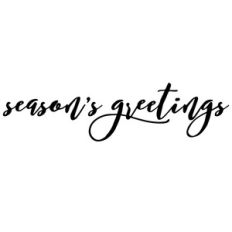 season's greetings