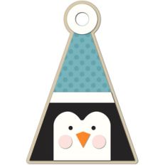 christmas tag penguin