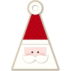 christmas tag santa